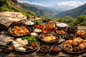 الفطور-الأرمني-التقليدي-أشهر-انواع-الأكل-في-ارمينيا