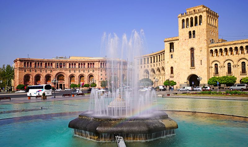 dancing yerevan republic square dancing fountain Armenia 1